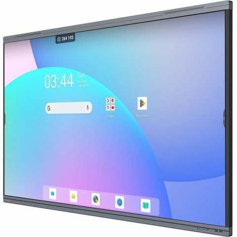 V7 IFP8603-V7PROM Interactive Display - 86 Inch 4K Android 13 EDLA Certified, 16GB RAM 256GB ROM, 2 x 8W + 2 x 18W Speakers,includes Device management, Wi-Fi, Bluetooth Wall Mount, Google Play Store