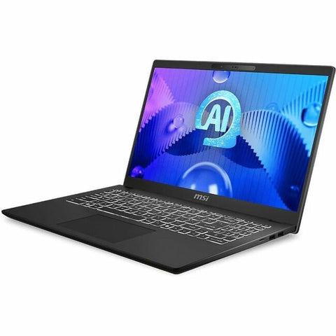 MSI Modern 15 H AI C1M Modern 15 H AI C1MG-057US 15.6" Notebook - Full HD - Intel Core Ultra 5 125H - 16 GB - 1 TB SSD - Core Black