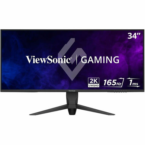 ViewSonic VX3418-2K 34" 21:9 1440p 1ms 165Hz Gaming Monitor with FreeSync Premium, Eye Care, HDMI, DisplayPort and USB