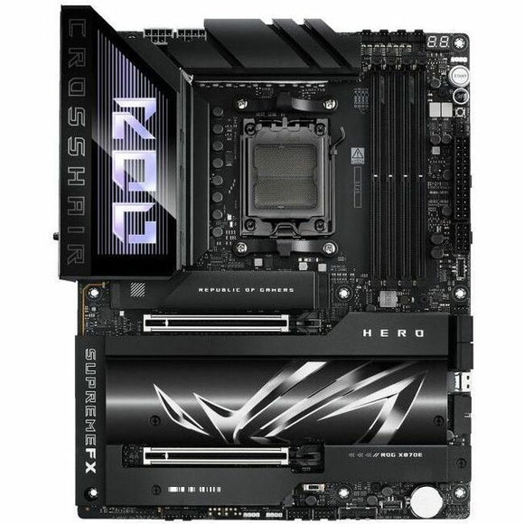 Asus ROG Crosshair X870E HERO Gaming Desktop Motherboard - AMD X870E Chipset - Socket AM5 - ATX