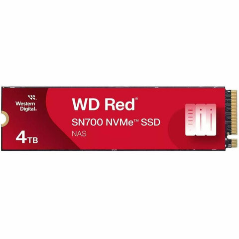 WD Red S700 WDS400T1R0C-68BDK0 4 TB Solid State Drive - M.2 2280 Internal - PCI Express NVMe (PCI Express NVMe 3.0 x4)