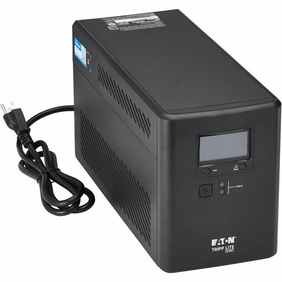 Eaton Tripp Lite Series 750VA 500W 120V Line-Interactive Cloud-Connected UPS with Remote Monitoring - 10 NEMA 5-15R Outlets (5 Surge + 5 Surge and Battery Backup), LCD, 5-15P Plug, Tower