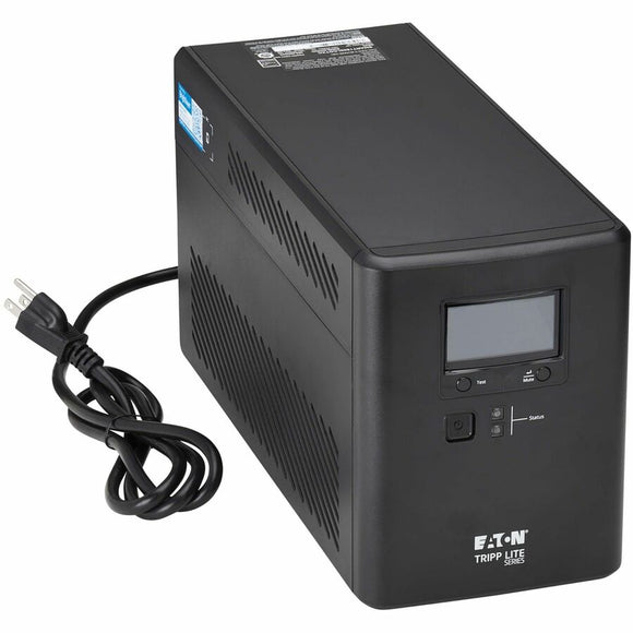 Eaton Tripp Lite Series 1440VA 1000W 120V Line-Interactive Cloud-Connected UPS with Remote Monitoring - 10 NEMA 5-15R Outlets (5 Surge + 5 Surge and Battery Backup), Extended Run, LCD, 5-15P Plug, Tower