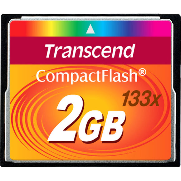 Transcend Information Flash Memory Card - 2 Gb - Compactflash Card - Data Transfer Rate: 21.5mb/sec (m