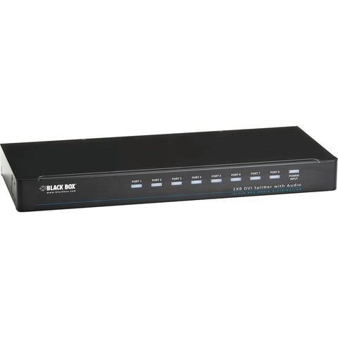 Black Box Dvi-d Splitter With Audio And Hdcp - 1x8, Gsa, Taa