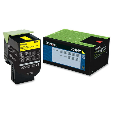 Lexmark 70c1hy0 Yellow Return Program Toner Cartridge For Use In Cs310,cs/cx410,