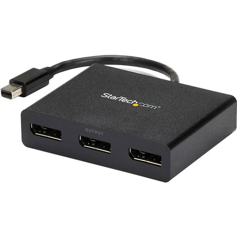 Startech 3-port Mini Displayport To Displayport Multi-monitor Adapter Drives 2x 4k 30hz +