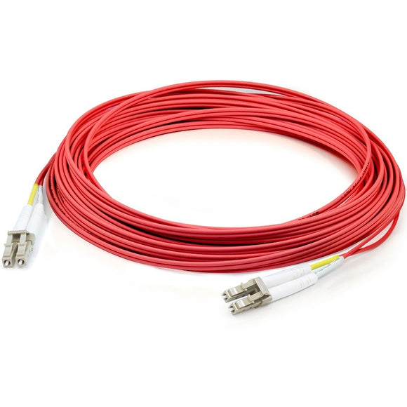 Add-on This Is A 3m Lc (male) To Lc (male) Red Duplex Plenum-rated Fiber Patch Cable. A