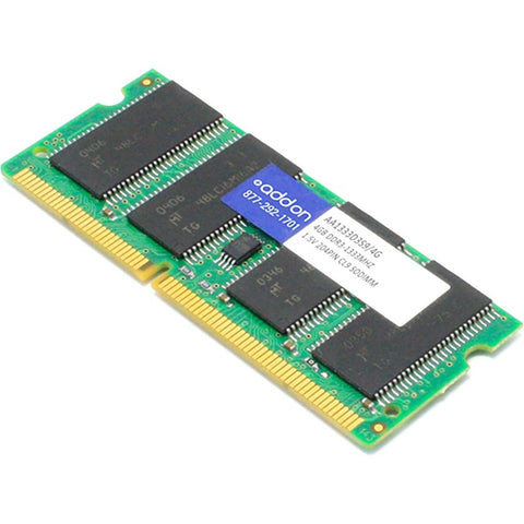 Add-on Addon Jedec Standard 4gb Ddr3-1333mhz Unbuffered Dual Rank 1.5v 204-pin Cl9 Sodi