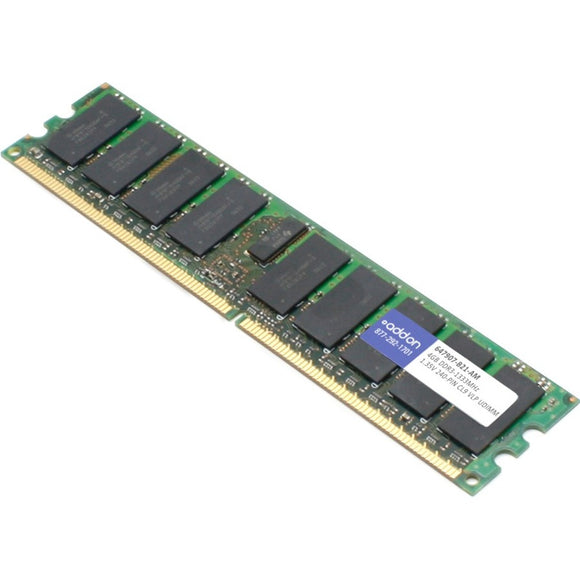 Add-on Addon Hp Factory Original 4gb Ddr3-1333mhz Unbuffered Ecc Dual Rank X8 1.35v 240