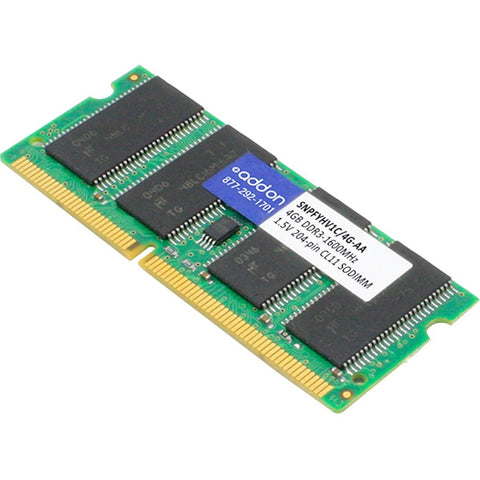 Add-on Addon Dell Snpfyhv1c/4g Compatible 4gb Ddr3-1600mhz Unbuffered Dual Rank 1.5v 20