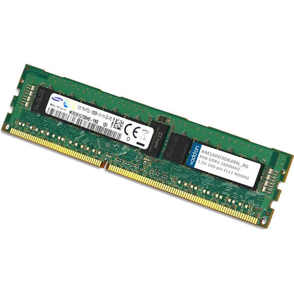 Add-on Addon Jedec Standard Factory Original 8gb Ddr3-1600mhz Registered Ecc Dual Rank