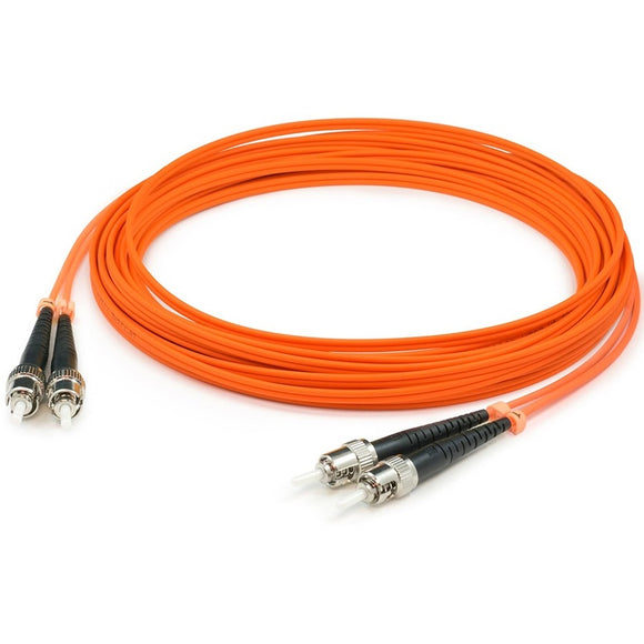 Add-on This Is A 4m St (male) To St (male) Orange Duplex Riser-rated Fiber Patch Cable.