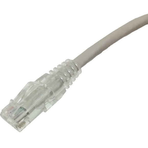 Weltron 1ft White Cat6a Booted Utp Patch Cable