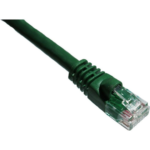 Axiom 1ft Cat6a 650mhz Patch Cable Molded Boot (green)