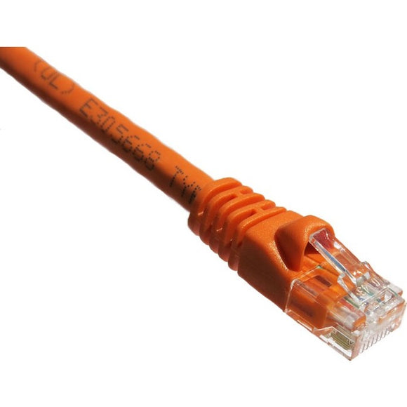 Axiom 10ft Cat6a 650mhz Patch Cable Molded Boot (orange)