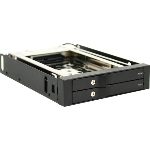 Cru-dataport Rj21s; Fits In A 3.5in Pc Bay; Accepts Two 2.5in Sata Or Sas Hdd Or Ssd; Trayfre