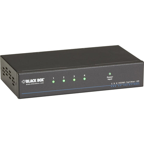 Black Box 4k Hdmi Splitter - 1x4, Gsa, Taa