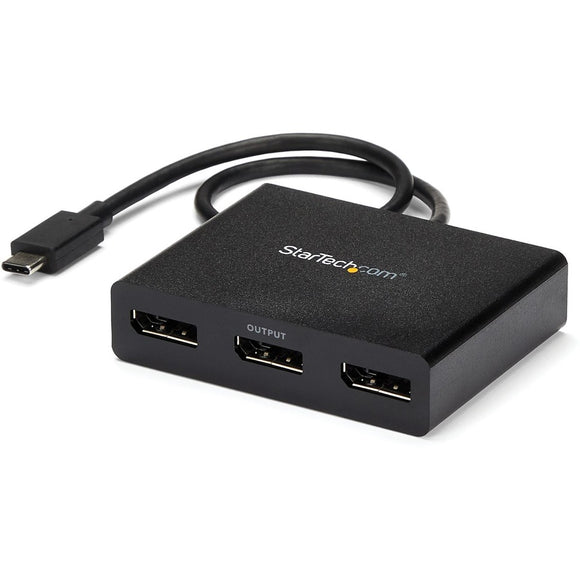 Startech Usb Type-c Multi-monitor Adapter Drives Triple 1080p 60hz Or Dual 4k 30hz Displa