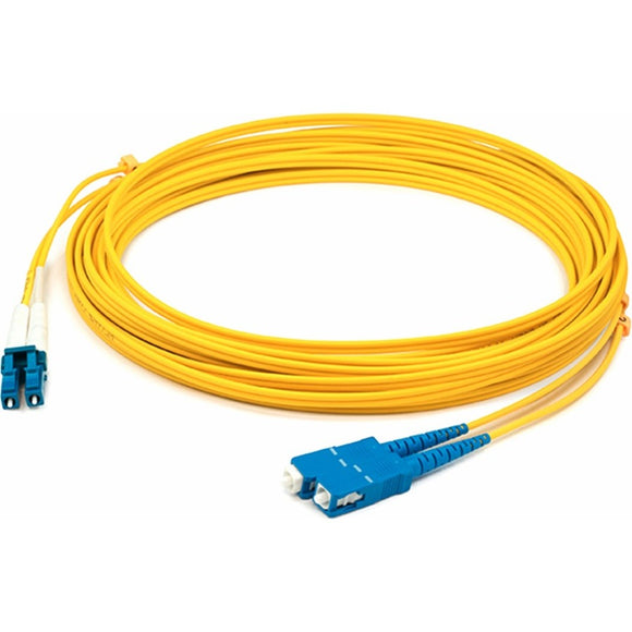 Add-on Addon 1m Lc (male) To Sc (male) Yellow Os2 Duplex Riser Fiber Patch Cable