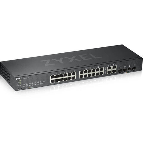 Zyxel Communications Gs1920-24v2 - Hybrid Nebulaflex 24 Port Gbe L2 Advanced Web Managed Switch + 4 G