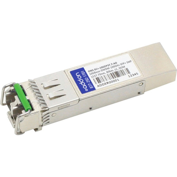 Add-on Addon Cisco Ons-sc+-10gep37.7 Compatible Taa Compliant 10gbase-dwdm 50ghz Sfp+ T