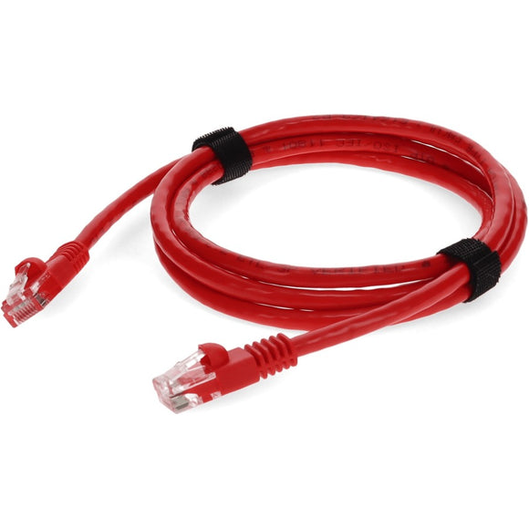 Add-on 9ft Red Cat6 Utp Pvc Bubble Boot