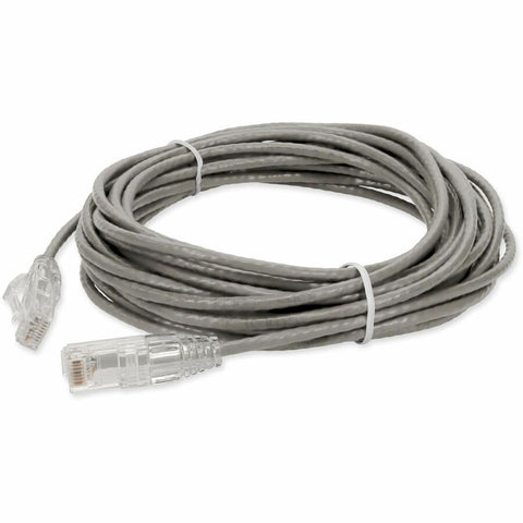 Add-on Addon 35ft Gray Cat6 Slim Utp Pvc Snagless Clear-claw Copper Patch Cable