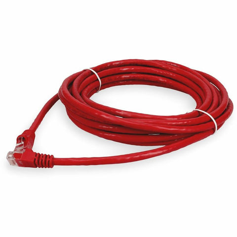 Add-on 25ft Rj-45 M/m Cat6a Red Cu Patch Cbl