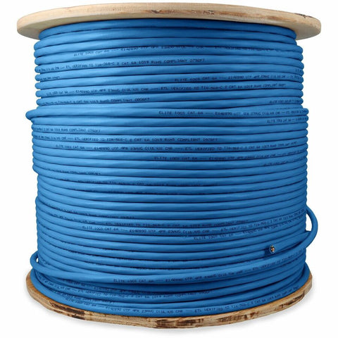 Add-on 1000ft Non-terminated Cat6a Cu Patch Cbl