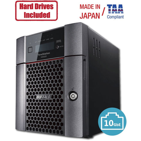 Buffalo Technology Terastation 5420 Windows Server Iot 2019 Standard 8tb 4 Bay Nas (4x2tb) Nas Hdd