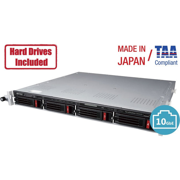 Buffalo Technology Terastation 5420rn Windows Server Iot 2019 Standard 16tb 4 Bay Rackmount Nas (4x