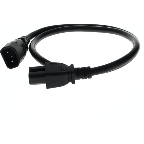 Add-on Addon 8ft C14 Male To C15 Female 14awg 100-250v At 15a Black Power Cabl