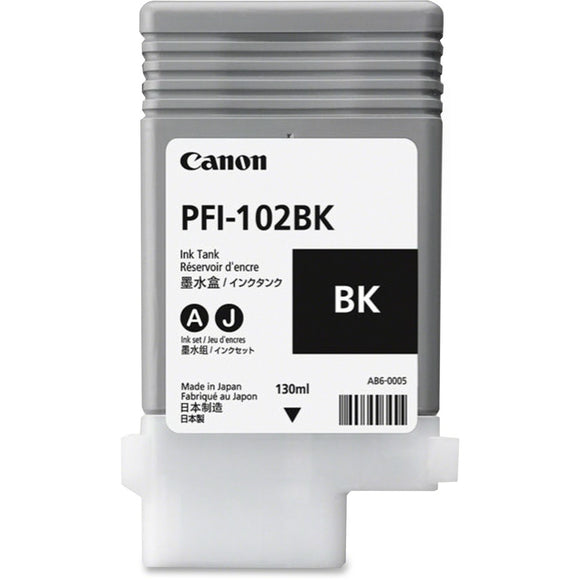 Canon-strategic Pfi-102bk Black Ink Tank 130ml