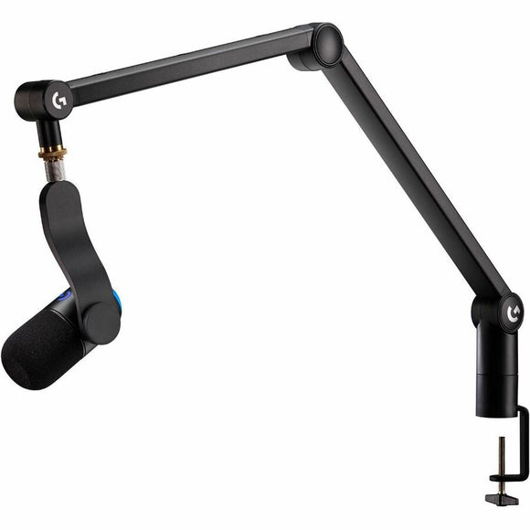 Logitech Compass Premium Desktop Microphone Boom Arm - Black