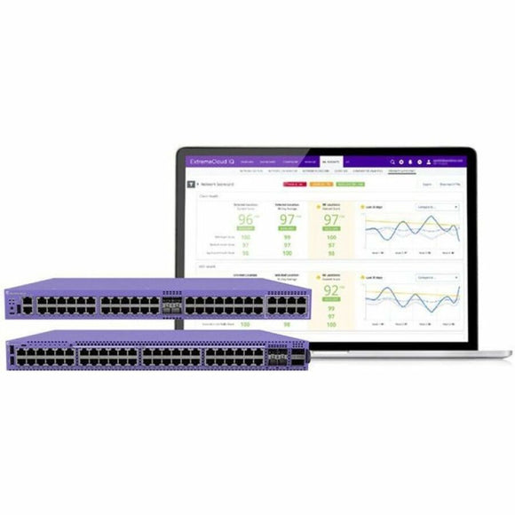 Extreme Network Inc 4220 24 Port Stackable Multigig Switch (370w Poe) With 4 1g/2.5g/5gbaset 90w Poe