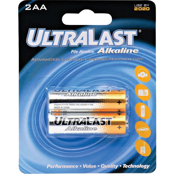 Dantona Industries 2 Pack Aa Alkaline Battery