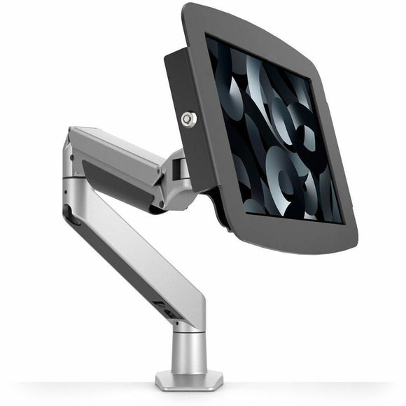 Compulocks Brands, Inc. Ipad 10.9  10th Gen Space Enclosure Articulating Arm Mount Plus Hub Black