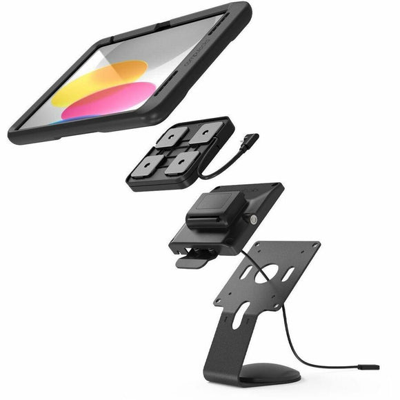 Compulocks Brands, Inc. Ipad 10.9  10th Gen Powermove Core Counter Stand Or Wall Mount Black