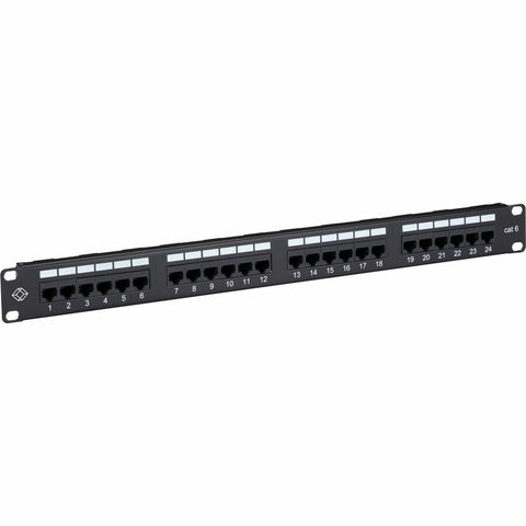 Black Box Cat6 Economy Patch Panel 24 Port