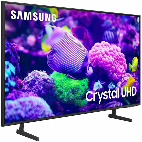 Samsung DU7200 Series - 43 inch 4K(3840 x 2160) 16:9 60 Hz PurColor Crystal Processo LED Display - Tizen Smart TV- 2CH 20W Speaker, Eco Sensor - Titan Gray - 200 x 200 mm