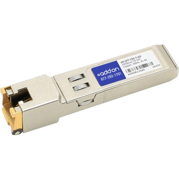 AddOn Arista Networks AR-SFP-10G-T Compatible TAA Compliant 10GBase-TX SFP+ Transceiver (Copper, 30m, RJ-45) - SystemsDirect.com