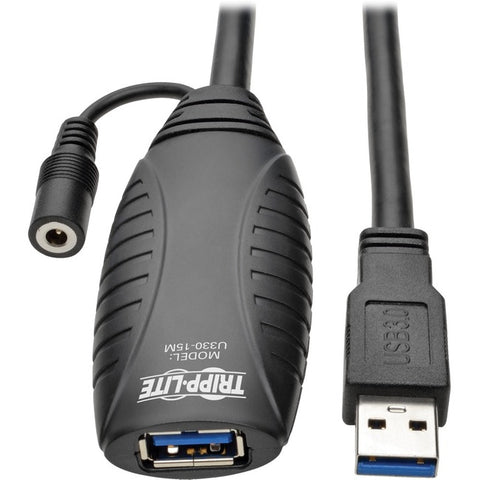 Tripp Lite 15M USB 3.0 Active Superspeed Extension Repeater Cable USB-A M-F - SystemsDirect.com