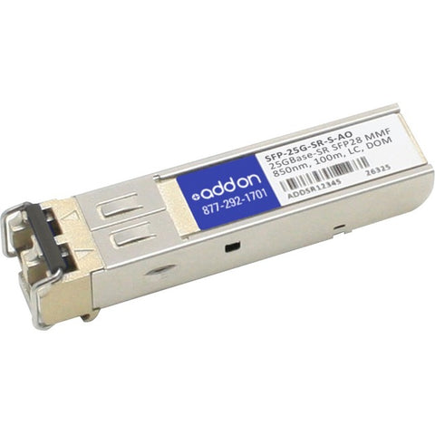 AddOn Cisco SFP-25G-SR-S Compatible TAA Compliant 25GBase-SR SFP28 Transceiver (MMF, 850nm, 100m, LC, DOM) - SystemsDirect.com