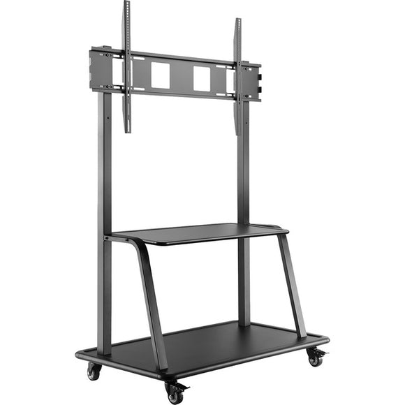 V7 Ultra Heavy Mobile TV Cart - Up to 60in to 105in Displays - 330lbs-150kg Capacity - Steel - 46.3