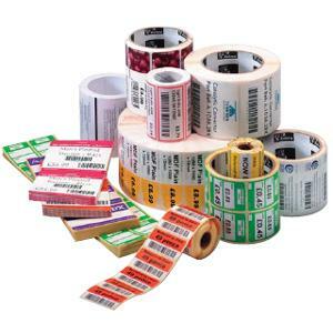 Zebra Label Paper 2 x 1.25in Direct Thermal Zebra Z-Perform 1000D 0.75 in core