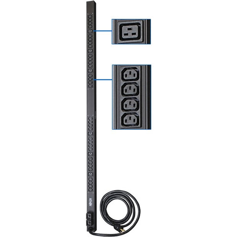 Tripp Lite PDU Basic 208V - 240V 30A 6 C19; 32 C13 L6-30P Vertical 0URM