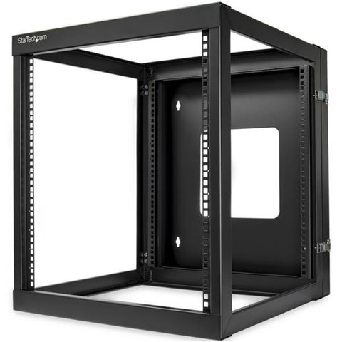 StarTech.com 12U 22in Depth Hinged Open Frame Wallmount Server Rack - SystemsDirect.com