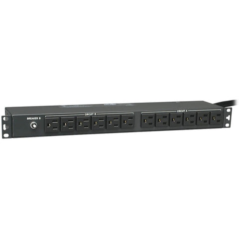 Tripp Lite PDU Single Phase Basic Horizontal 120V 2.9kw 24 5-15R 30A 1U RM