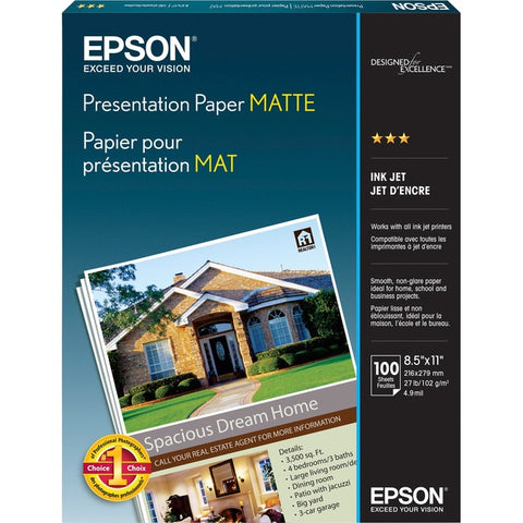 Epson Matte Inkjet Presentation Paper